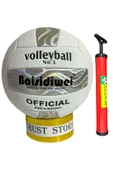Voleybol Topu A Kalite Dikişli Baisidiwei 5 Numara Şişirme Pompası Hediyeli - 9