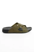 Albishoes Erkek Çapraz Hafif Esnek Yumuşak Rahat Taban Anatomik Günlük Yürüyüş Erkek Terlik - 5