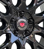 Jant Göbek Arma Vossen Black Sticker 4'lü Set - 2