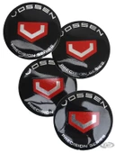 Jant Göbek Arma Vossen Black Sticker 4'lü Set - 4