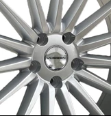 Jant Göbek Arma Vossen Grey Sticker 4'lü Set - 2