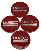 Jant Göbek Arma WRC Red Sticker 4'lü Set thumbnail 3