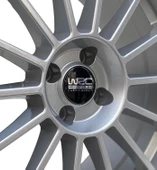 Jant Göbek Arma WRC Black Sticker 4'lü Set - 2