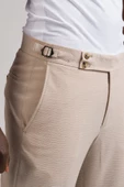 Adimo Slimfit Sivri Yaka Yarım Astarlı Çift Yırtmaçlı Likralı Jogger Takım Elbise - 6
