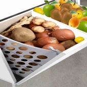 MODİLAYN Lidya 75x100 Renkli Ve Beyaz Bölmeli Çamaşır ve Erzak Dolabı - 5