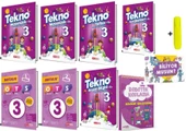Kırmızı Beyaz Tekno Set 3.Sınıf Tüm Dersler Seti Yeni 18 Kitap - 1