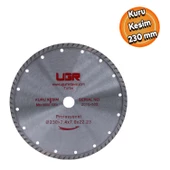 Ugr Turbo Elmas Beton Tuğla Kesme Kesici Disk Diski 230 mm - 1