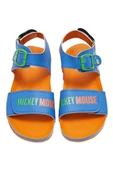 Mickey Mouse Baskılı Mavi Çocuk Sandalet - 3