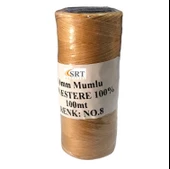 SRTfootcare Deri El Dikişi İçin Mumlu İplik 1 Mm 100mt (leathercraft, Deri Hobi) - 10