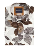 Erkek Büyük Beden 118-191 Kilo Arası İçin Uygun Kısa Kollu Cepsiz Viscon Gömlek - 3