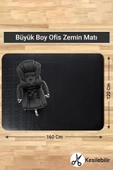 Valerine Life Ofis Zemin Matı Ofis, Oyuncu Koltuğu, Bilgisayar Masası Zemini için Kaymaz Koruyucu Paspas 120x160cm thumbnail 2