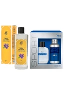 Rebul Sport Set Parfüm 100 ml + Deodorant Spray 150 ml + Lavanda Kolonya Cam Şişe 250 ML Özel Set - 1