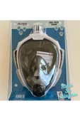 Full Face Maske Şnorkel Set Takımı Beyaz Renk S/M - 1