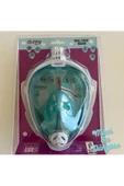 Full Face Maske Şnorkel Set Takımı Yeşil Renk S/M - 1