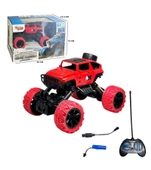 Uzaktan Kumandalı, Full Fonksiyonlu, Şarjlı, Büyük Teker Off Road Jeep Araba - 4