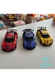 Çek Bırak Sesli ve Renkli Arabalar 1:32 Ölçekli - Mavi Su Dünyası thumbnail 2