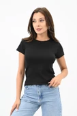 Kadın Kısa Kollu Basic T-shirt 1775-25 - 2