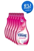 Viking Yumuşatıcı Soft Gül&Zambak 1400 ml 6 Adet - 1