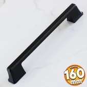 Cemre Kulp 160 mm Siyah Metal Mutfak Mobilya Çekmece Mutfak Dolap Dolabı Kulpları Kapak Kulbu 16 cm - 1