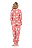 Jiber 3919 Desenli Uzun Kol Kadın  Pijama Takımı - 2