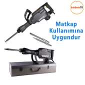 Murç Düz Uç Kırıcı Keski Beton Kaya Taş Maden Delici Hilti Ucu 60 cm - 3