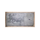 Duvar Saati Eski Dünya Haritası thumbnail 1