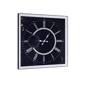 Duvar Saati Gümüş Siyah thumbnail 2