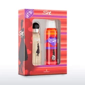 She 2' Li Edt Set …Is Love 50 ml EDT + 150 ml Deodorant - 1