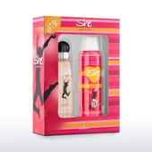 She 2' Li Edt Set …Is Fun 50 ml EDT + 150 ml Deodorant - 1