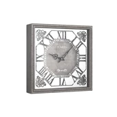 Duvar Saati Kare Gümüş Çarksız 5 thumbnail 2