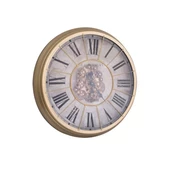 Duvar Saati Yuvarlak Altın Çarklı  4 thumbnail 1