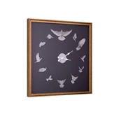 Duvar Saati Güvercin Figürlü thumbnail 1