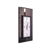 Duvar Saati Dikdörtgen Kahve thumbnail 1