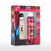 She 2' Li Edt Set …Is Clubber 50 ml EDT + 150 ml Deodorant - 1