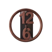 Duvar Saati Yuvarlak Bakır thumbnail 2