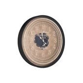 Duvar Saati Yuvarlak Siyah Çarklı thumbnail 1