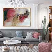 Rose Petal - Yağlı Boya Dokulu Tablo thumbnail 1