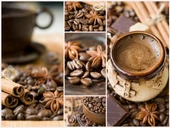 Kahve Çekirdeği & Tarçın - Kanvas Tablo thumbnail 2