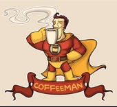 Coffeeman - Kanvas Tablo thumbnail 1
