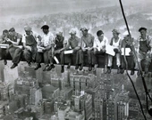 Gökdelen İşçileri - Kanvas Tablo thumbnail 2