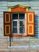 Ahşap Pencere - Kanvas Tablo thumbnail 2