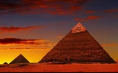 Giza Piramitleri - Kanvas Tablo thumbnail 1