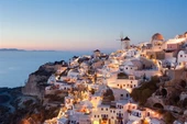 Santorini - Kanvas Tablo thumbnail 2