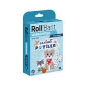 Roll Bant Sevimli Patiler Yara Bandı 12 Adet - 1