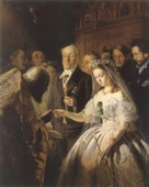 Eşit Olmayan Evlilik - Kanvas Tablo thumbnail 2