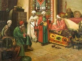 Kılıç Kınından Çıkıyor - Kanvas Tablo - 1
