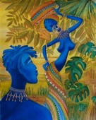 Aşık Avatarlar - Etnik Kanvas Tablo thumbnail 2