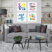 Love Beautiful Çerçeveli Poster Seti thumbnail 2