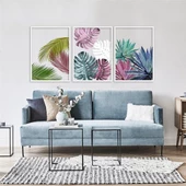 Colorful Leaves Çerçeveli Poster Seti thumbnail 1