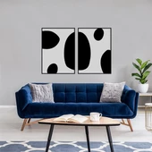 Black Dots Çerçeveli Poster Seti thumbnail 2